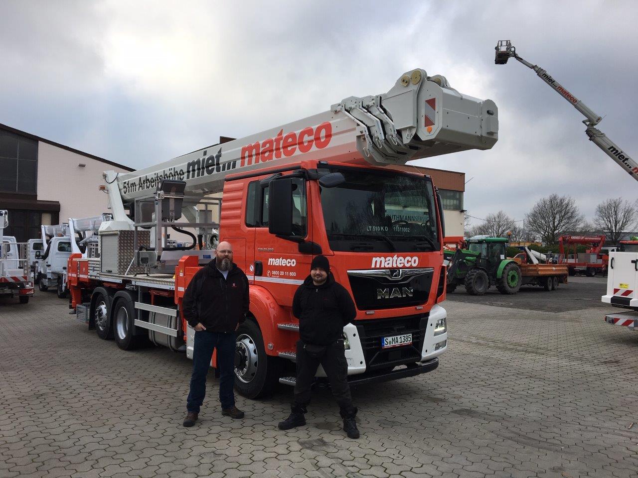 Mehr als 50 RUTHMANN Arbeitsbühnen für mateco RUTHMANN