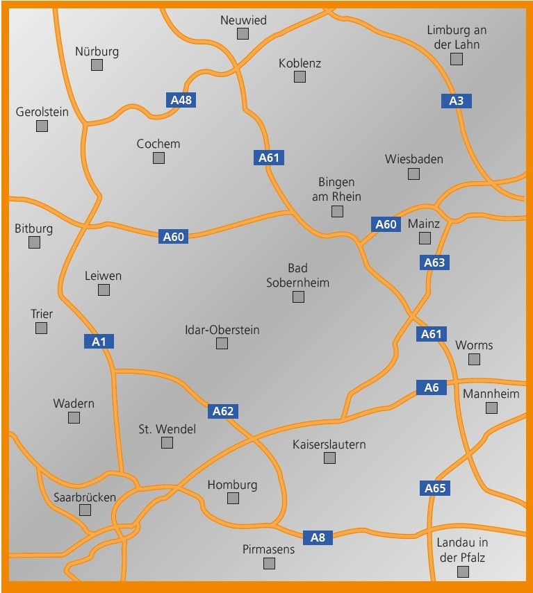 Einsatzgebiet Servicepoint Saar