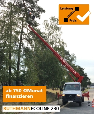 RUTHMANN ECOLINE 230 Lkw-Arbeitsbühne ab 750 Euro im Monat finanzieren