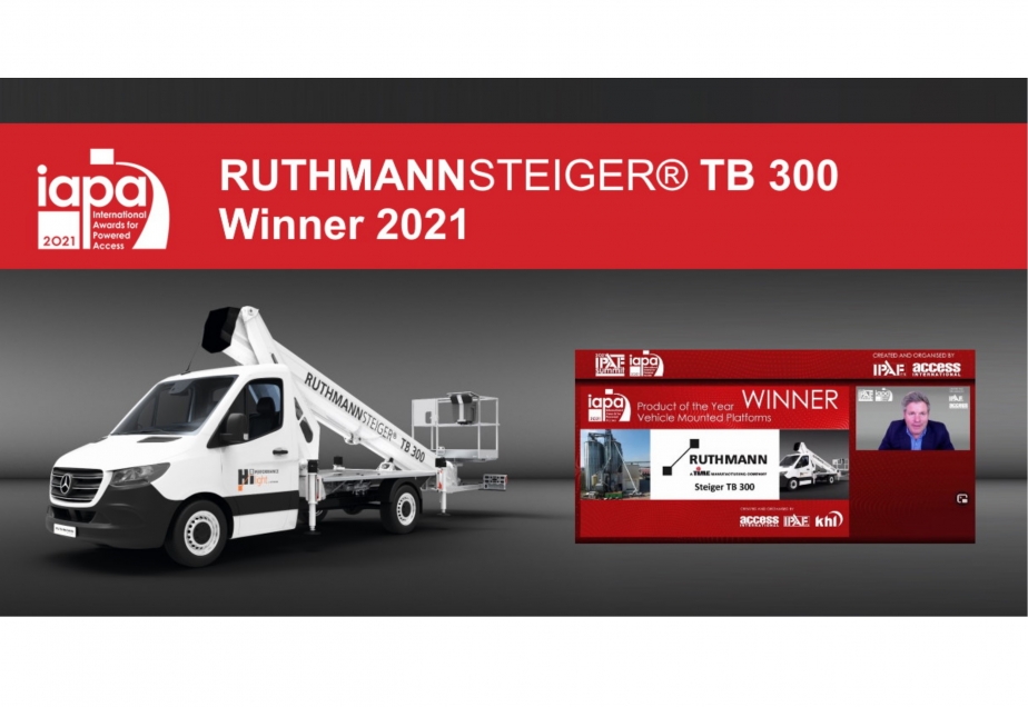 Der RUTHMANN STEIGER® wurde erst kürzlich zum „Produkt des Jahre 2021“ bei den IAPA Awards ausgezeichnet.