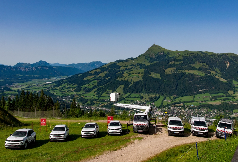 Die Flotte der Stadtwerke Kitzbühel.