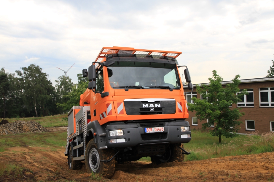 Allrad STEIGER in vollem Einsatz