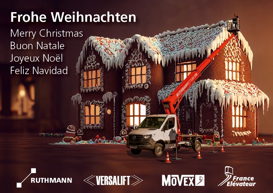 RUTHMANN ECOLINE 270 am Lebkuchenhaus Weihnachtskarte