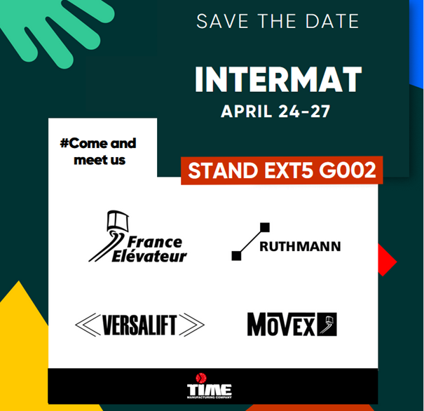 Save The Date Intermat April 24-27, Stand EXT5 G002