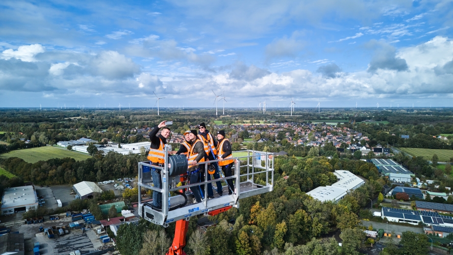 Der neue RUTHMANN STEIGER® T 1000 HF kann auf der Messe getestet werden.