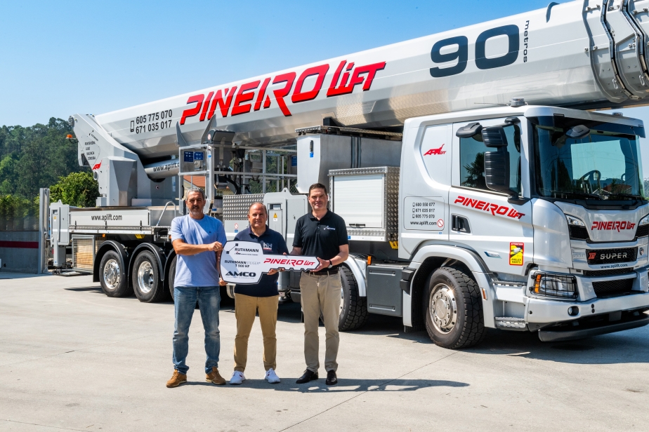 Alberto Pineiro bekommt Ruthmann- Steiger T 900 HF 