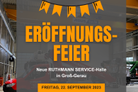 Eröffnungsfeier Groß-Gerau - Neue RUTHMANN Service-Halle in Groß-Gerau - am Freitag, 22. September 2023