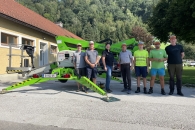 (links nach rechts) Hr. Lödl Florian, Hr. Pölzgutter Ewald, Jessica Wölkart (RMÖ), Hr. Krenn Werner, Hr. Rieser Bernhard, Hr. Gauper Manuel, Hr. Wölger Gerhard