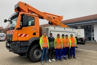 Übergabe des VERSALIFT VST-5500-SI an LEW Veteilnetzwerk GmbH