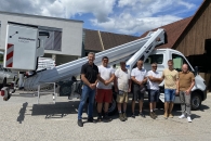 Martin Zach (RMÖ) übergibt den TB 270 pro an Elektrizitätswerk Fernitz Ing. Franz Purkathofer GmbH & Co KG